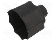 Heat shrink boot; 105/45mm; black; Diam.after shrinking: 27/27mm RADPOL