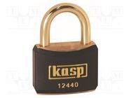 Padlock; shackle; Application: gates,toolboxes,cabinets,sheds KASP