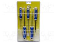 Kit: screwdrivers; Phillips,slot; Size: PH1,PH2,SL 3,SL 4,SL 6,5 IRIMO