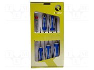 Kit: screwdrivers; Phillips,slot; Size: PH1,PH2,SL 3,SL 4,SL 5,5 IRIMO