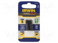 Screwdriver bit; Torx®; TX40; Mounting: 1/4" (C6,3mm); 2pcs. IRWIN