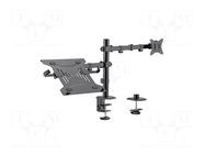 Monitor holder; 9kg; 17÷32"; Arm len: 441mm GEMBIRD