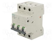 Circuit breaker; 400VAC; Inom: 32A; Poles: 3; Charact: B; 6kA; IP20 SIEMENS