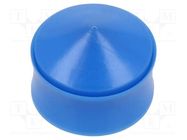 Syringe plug; 30/55ml; blue; universal METCAL