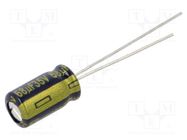 Capacitor: electrolytic; low ESR; THT; 68uF; 35VDC; Ø6.3x11.2mm PANASONIC