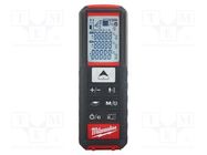 Distance meter; LCD; 0.05÷50m; IP54; Body dim: 119x40x32mm; Unit: m Milwaukee