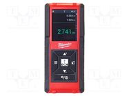 Distance meter; LCD; 0.15÷100m; IP54; Body dim: 113x48x31mm Milwaukee