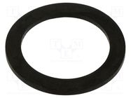 Gasket; NBR caoutchouc; Thk: 1.5mm; Øint: 23.3mm; M25; black TE Connectivity