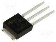 Transistor: N-MOSFET; unipolar; 600V; 1.51A; Idm: 9.6A; 45W; IPAK 