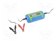 Charger: for rechargeable batteries; 6/12V; 4A; 4÷140Ah HÖGERT TECHNIK