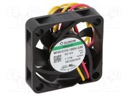 Fan: DC; axial; 12VDC; 40x40x10mm; 16.82m3/h; 31.4dBA; Vapo; 8500rpm SUNON