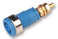 SOCKET, 4MM, SAFETY, BLUE, MVL S