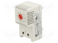 Sensor: thermostat; NC; 10A; 250VAC; screw terminals; 61x34x35mm Alfa Electric