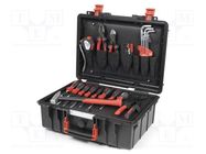 Kit: general purpose; for diy; Basic L mechanic; case; 36pcs. WIHA