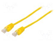 Patch cord; RJ45 plug,both sides; U/UTP; 5e; stranded; CCA; PVC GEMBIRD
