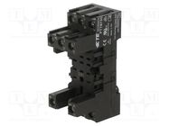 Socket; PIN: 11; 12A; 250VAC; for DIN rail mounting; PT SCHRACK