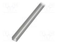 Profiles for LED modules; natural; L: 2m; VARIO30-02; aluminium TOPMET