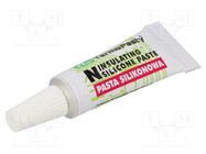 Silicone paste; colourless; paste; PASTA SILIKONOWA N; -40÷200°C AG TERMOPASTY