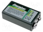 Re-battery: Ni-MH; 6F22; 8.4V; 175mAh ENERGIZER