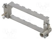 Frame for modules; Han-Modular®; size 24B; Modules: 6; 104x27mm HARTING