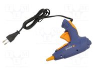 Hot melt glue gun; Ø: 7mm; 8W; Plug: EU; 230VAC; GlueMatic 1007LT STEINEL