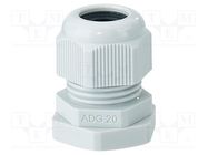 Cable gland; M20; 1.5; IP66; polyamide; light grey HENSEL