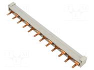 Busbar; 10mm2; Poles: 2; 63A; 214mm SIEMENS