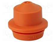 Grommet; elastomer thermoplastic TPE; orange; 6÷13mm; IP65,IP66 HENSEL