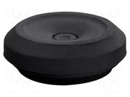 Grommet; elastomer thermoplastic TPE; black; -25÷35°C; 8÷17mm HENSEL