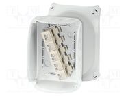 Enclosure: junction box; X: 155mm; Y: 210mm; Z: 92mm; IP66,IP67; grey HENSEL