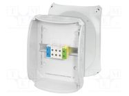 Enclosure: junction box; X: 255mm; Y: 355mm; Z: 122mm; IP66,IP67 HENSEL