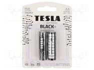 Battery: alkaline; AA; 1.5V; non-rechargeable; Ø14.5x50.5mm; 2pcs. TESLA BATTERIES