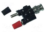 Adapter; 3A; Insulation: polyamide; BNC socket,lamellar plug x2 MCP