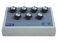 Decade box: inductance; 1uH÷10H; Number of ranges: 7; 40mA MCP