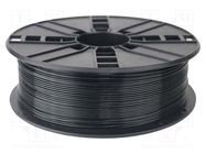 Filament: PLA; 1.75mm; black; 190÷220°C; 200g GEMBIRD