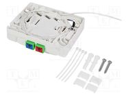 Device: FTTH termination box; OS2; 40m; Optical fiber: 9/125um LOGILINK