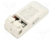 Power supply: switching; LED; 20W; 7÷44VDC; 100÷1050mA; 198÷264VAC TRIDONIC