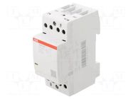 Contactor: 2-pole installation; 25A; 230÷240VAC,230÷240VDC; ESB ABB