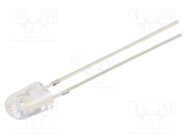 LED; 5.2x3.8mm; blue; 3000÷4200mcd; Front: convex; 3.1÷3.6V; 20mA OPTOSUPPLY