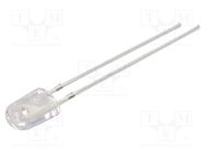 LED; 5.2x3.8mm; orange; 4200÷5800mcd; Front: convex; 2.1÷2.6V; 20mA OPTOSUPPLY