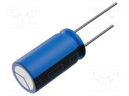 Capacitor: electrolytic; THT; 220uF; 25VDC; Ø10x16mm; Pitch: 5mm VISHAY