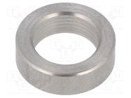 Spacer sleeve; 5mm; cylindrical; stainless steel; Out.diam: 16mm 