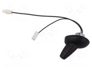Antenna; automotive,SHARK; AM,FM; universal; 0.25m; 12VDC CALEARO