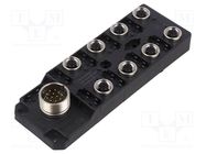 Distribution box; M12; PIN: 4; socket; -25÷85°C; 30VDC; female MOLEX