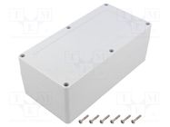 Enclosure: multipurpose; X: 100mm; Y: 200mm; Z: 75mm; ZP; ABS; gasket KRADEX