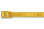 CABLE TIE, WIDE, YELLOW, PK100