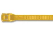 CABLE TIE, WIDE, YELLOW, PK100