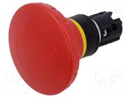 Switch: emergency stop; 22mm; Stabl.pos: 2; red; IP66,IP67,IP69K EAO