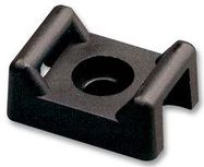 CABLE TIE MOUNT, 9.6MM, PP, BLACK, PK100