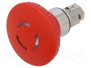 Switch: emergency stop; 22mm; Stabl.pos: 2; red; IP66,IP67,IP69K EAO